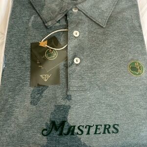 Masters Green Polo Shirt with Classic Collar and Logo